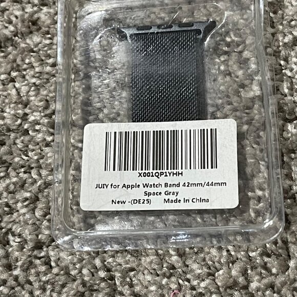 NEW Set of 2 42mm/44mm Milanese Loop JUIY for Apple Watch Bands in Space Gray an - Picture 3 of 3